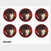 Het Man in de machine Ronde Sticker (Vel)