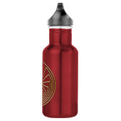 Het Man in de Maze - goud Waterfles (Rechts)