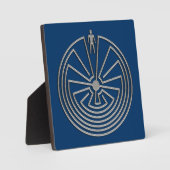 Het Man in de Maze - zilver Fotoplaat (Voorkant)