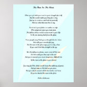 Het Man in glas Poster (Voorkant)