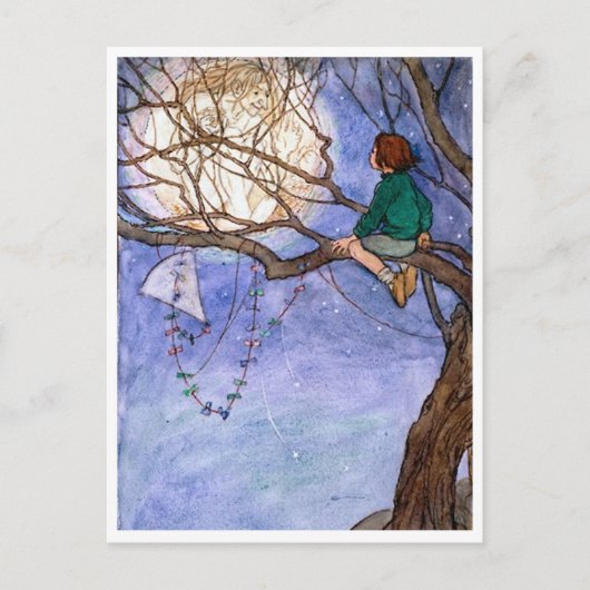 Het Man in het Briefkaart van de Maan (Voorkant)