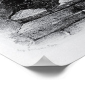 Het Man in het ijzermasker in zijn gevangenis Poster (Hoek)