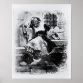 Het Man in het ijzermasker in zijn gevangenis Poster (Voorkant)