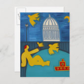 Het Man in het kader van de brug 2006 Briefkaart (Voorkant / Achterkant)