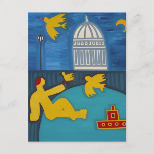 Het Man in het kader van de brug 2006 Briefkaart (Voorkant)