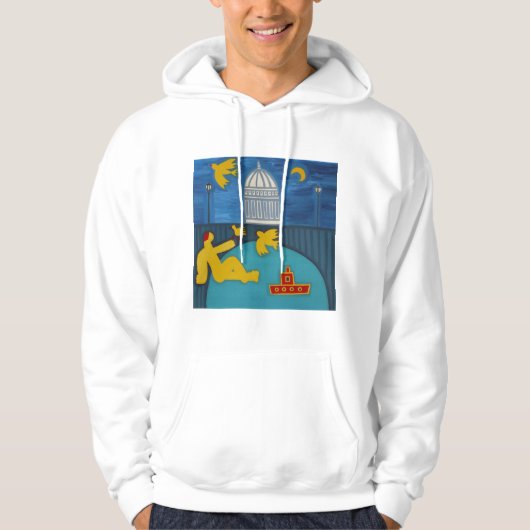 Het Man in het kader van de brug 2006 Hoodie (Voorkant)