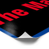 Het Man in het midden Perfect Poster (Hoek)