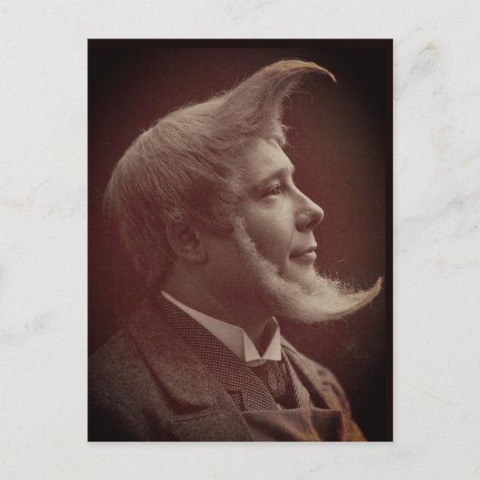 Het Man in The Moon 1800s Foto Briefkaart (Voorkant)