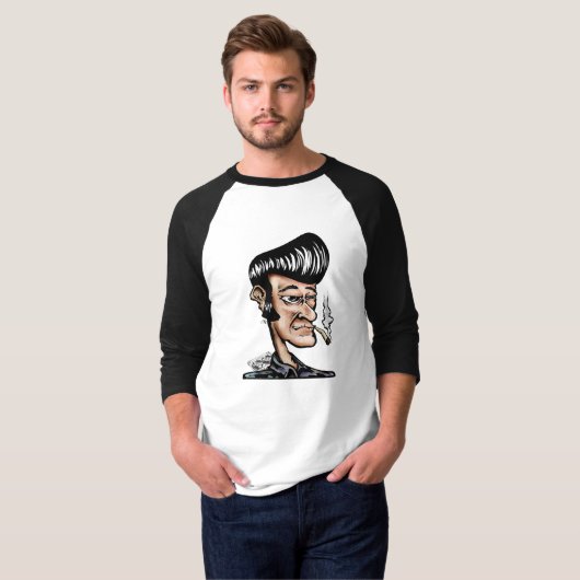 Het Man in zwart T-shirt (Voorkant volledig)