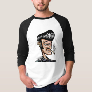 Het Man in zwart T-shirt