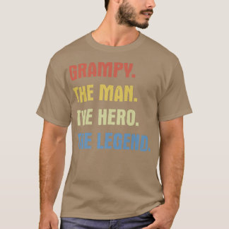 Het man is de held van de legende t-shirt