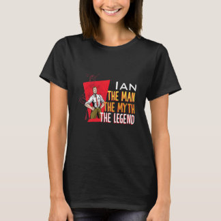 Het man is de mythe van de legende Ian Premium T-shirt