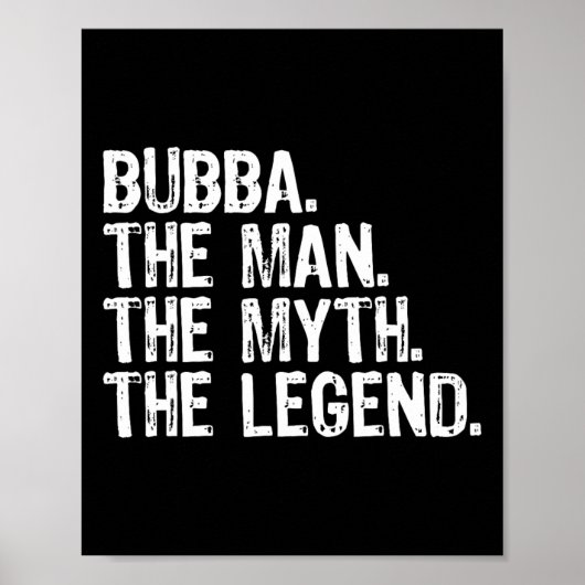 Het Man is gebaseerd op het boek The Myth The Lege Poster (Voorkant)