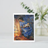 Het Man is in Zee, Vincent van Gogh Briefkaart (Staand voorkant)