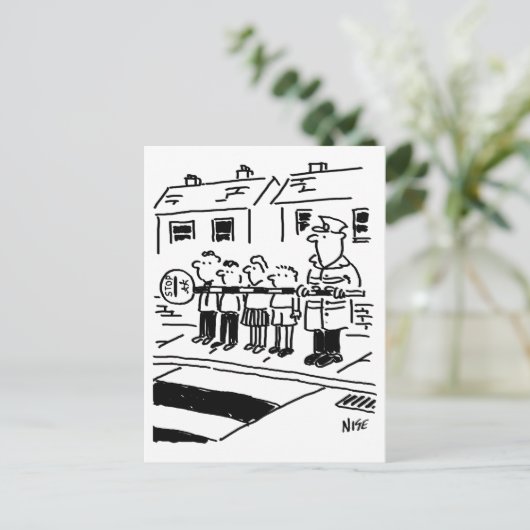 Het Man Lollipop gebruikt Lollipop als Resterende Briefkaart (Staand voorkant)