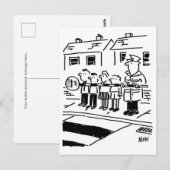 Het Man Lollipop gebruikt Lollipop als Resterende  Briefkaart (Voorkant / Achterkant)