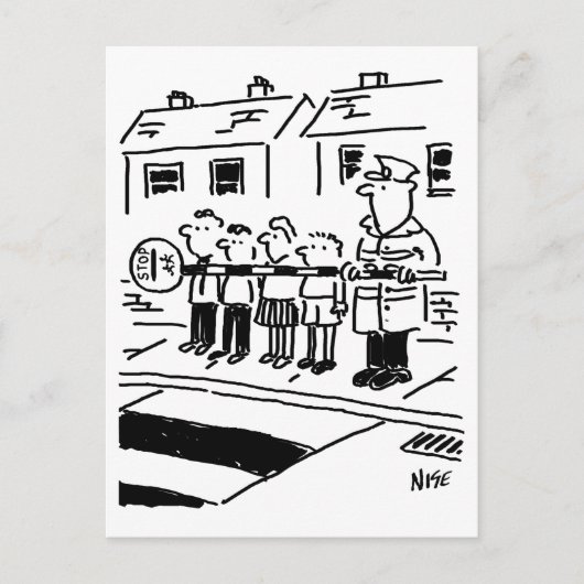 Het Man Lollipop gebruikt Lollipop als Resterende  Briefkaart (Voorkant)