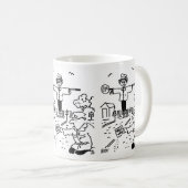 Het Man Lollipop gebruikt Lollipops om Scarecrow t Koffiemok (Voorkant rechts)