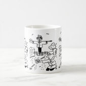 Het Man Lollipop gebruikt Lollipops om Scarecrow t Koffiemok (Center)