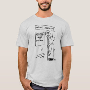 Het Man Lollipop is bij een Dating Agency T-shirt