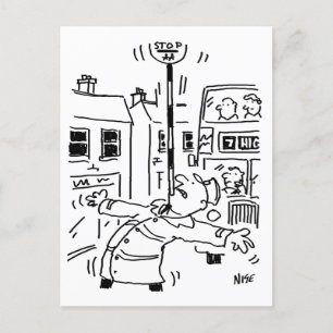 Het Man Lollipop is uitgeschakeld Briefkaart