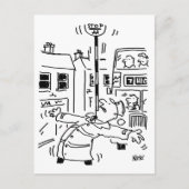 Het Man Lollipop is uitgeschakeld Briefkaart (Voorkant)