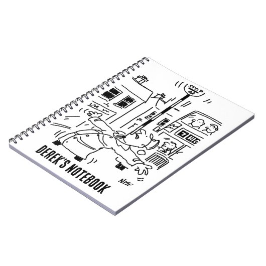 Het Man Lollipop is uitgeschakeld Notitieboek (Linkerzijde)