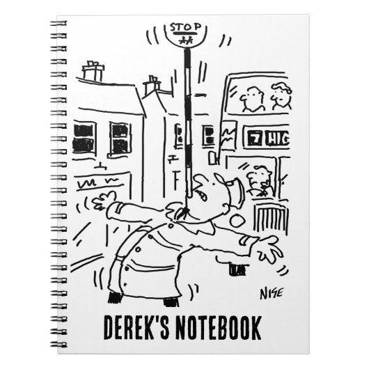 Het Man Lollipop is uitgeschakeld Notitieboek (Voorkant)