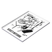 Het Man Lollipop knippert een Pizza Notitieboek (Linkerzijde)