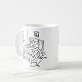 Het Man Lollipop slaapt met zijn Lollipop Koffiemok (Voorkant links)