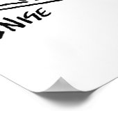 Het Man Lollipop slaapt met zijn Lollipop Poster (Hoek)