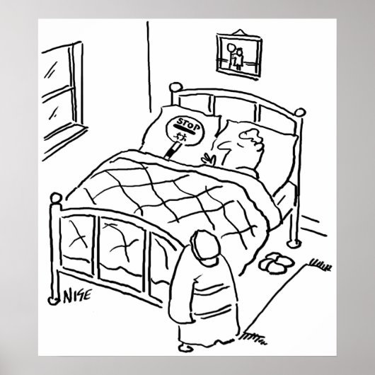 Het Man Lollipop slaapt met zijn Lollipop Poster (Voorkant)