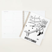 Het Man Lollipop speelt Snooker Planner (Display)