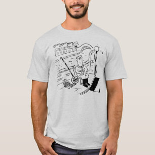 Het Man Lollipop Vist met zijn Lollipop T-shirt