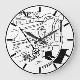 Het Man Lollipop wordt Gevist in het kanaal Grote Klok