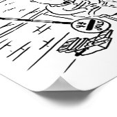 Het Man Lollipop wordt Gevist in het kanaal Poster (Hoek)