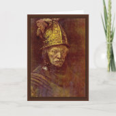 Het Man met de gouden helm. Kaart (Voorkant)