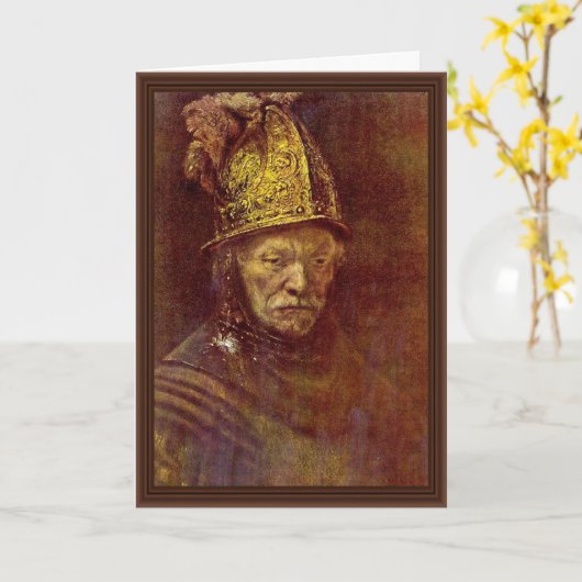 Het Man met de gouden helm. Kaart (Gele Bloem)