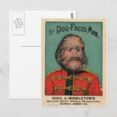 Het Man met de hond Briefkaart (Voorkant / Achterkant)