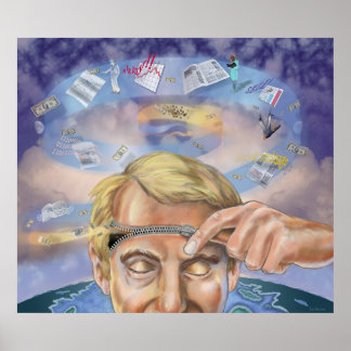 Het man met de ritssluiting poster