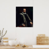 Het Man met een grote oppervlakte, 1580 Poster (Keuken)