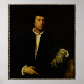 Het Man met een handschoen, c.1520 Poster (Voorkant)
