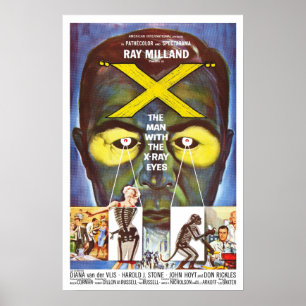 Het Man met röntgenogen Poster