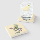 Het Man Moth Stenen Onderzetter (Zijkant)