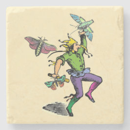 Het Man Moth Stenen Onderzetter