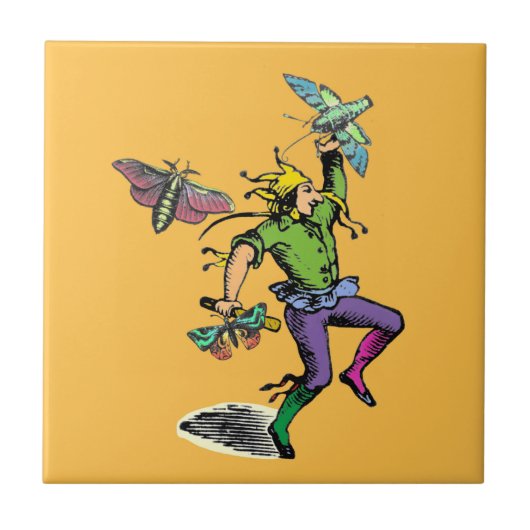 Het Man Moth Tegeltje (Voorkant)