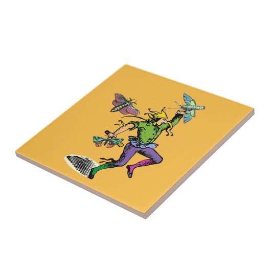 Het Man Moth Tegeltje (Zijkant)