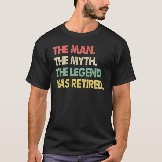 Het Man Myth Legend ref. Man in ruste T-shirt (Voorkant)