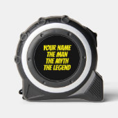 Het man mythe legende grappige tape maatregel voor rolmaat (Voorkant)