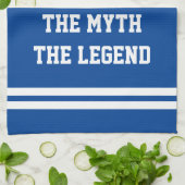 Het man mythe legende keukenhanddoekje voor mannen theedoek (Gevouwen)